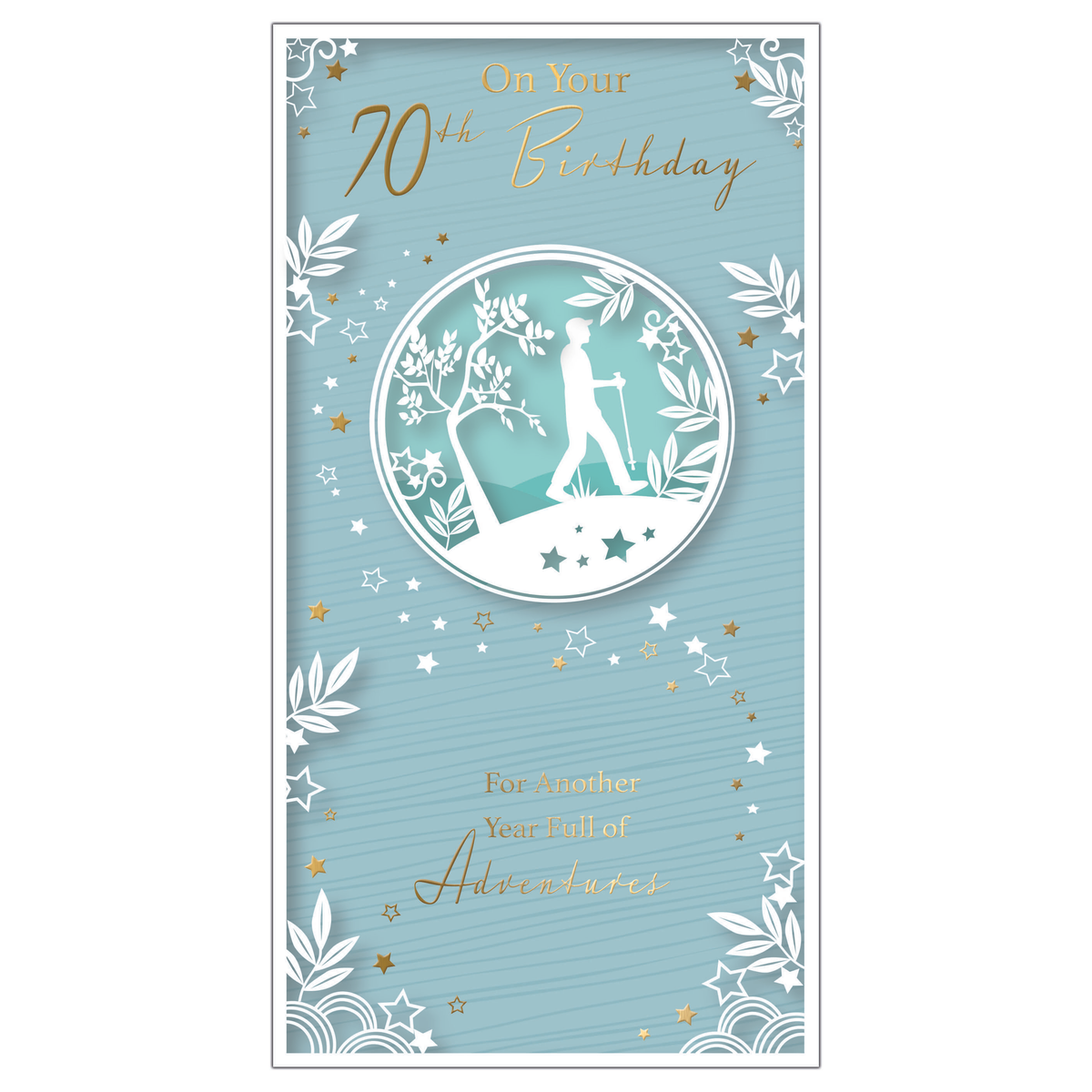 6pk Cards C55 Birthday Age 70 - Tiger Feet Ireland