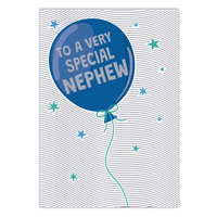6pk Cards C50 Birthday Nephew - Tiger Feet Ireland