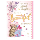 6pk Cards C90 Birthday Granddaughter - Tiger Feet Ireland