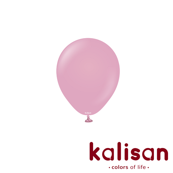 100ct Latex Balloon 5" Retro Dusty Rose Kalisan - Tiger Feet Ireland