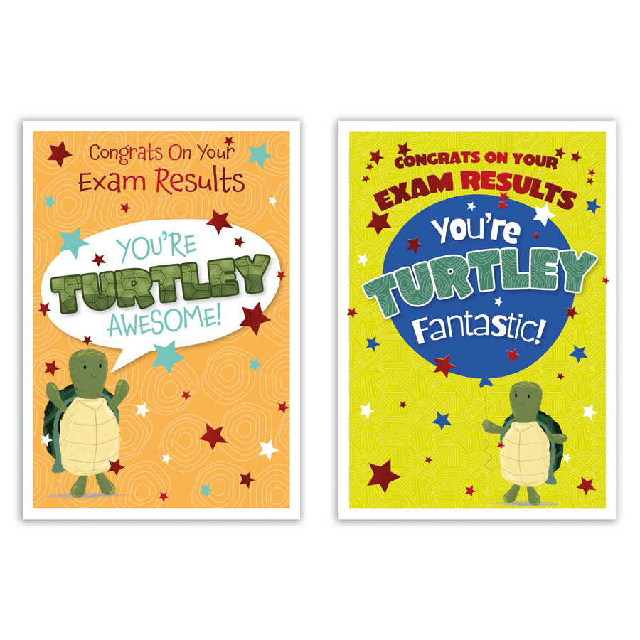 12pk Cards C50 Congratulations Well Done Exam - Tiger Feet Ireland