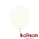100ct Latex Balloon 12" Retro White Kalisan - Tiger Feet Ireland