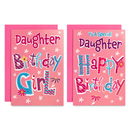 12pk Cards C50 Birthday Daughter - Tiger Feet Ireland