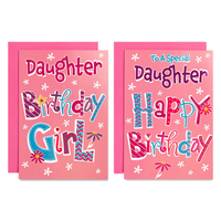 12pk Cards C50 Birthday Daughter - Tiger Feet Ireland