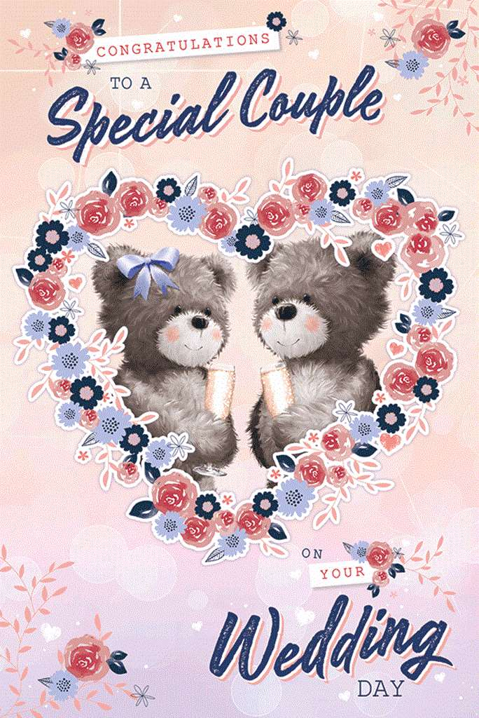 3D 6pk Cards C75 Birthday Wedding Day - Tiger Feet Ireland