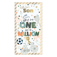 6pk Cards C55 Birthday Son - Tiger Feet Ireland