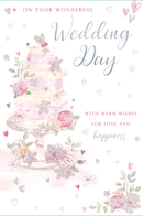 6pk Cards C75 Wedding Day - Tiger Feet Ireland