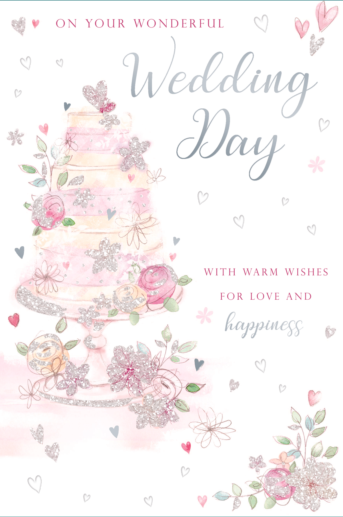 6pk Cards C75 Wedding Day - Tiger Feet Ireland