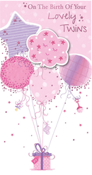 6pk Cards C55 Birth Twins - Tiger Feet Ireland