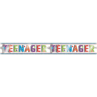 6pk Banners Birthday Teenager - Tiger Feet Ireland