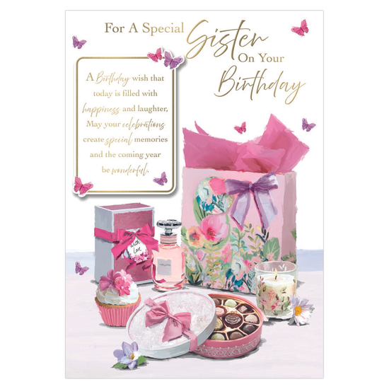 Prelude 6 Pack Cards C90 Birthday Sister
