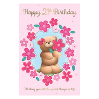 6pk Cards C75 Birthday Age 21 - Tiger Feet Ireland