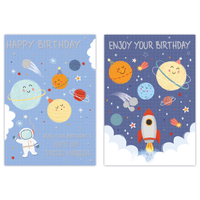 12pk Cards C50 Birthday Open - Tiger Feet Ireland