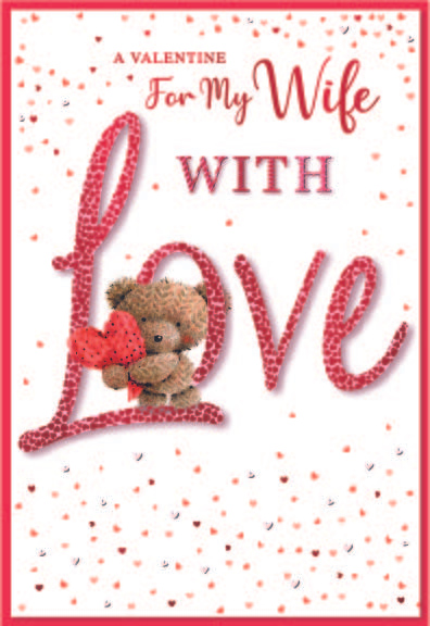 Simon Elvin 6 Pack Cards C50 Valentine's Day Wife