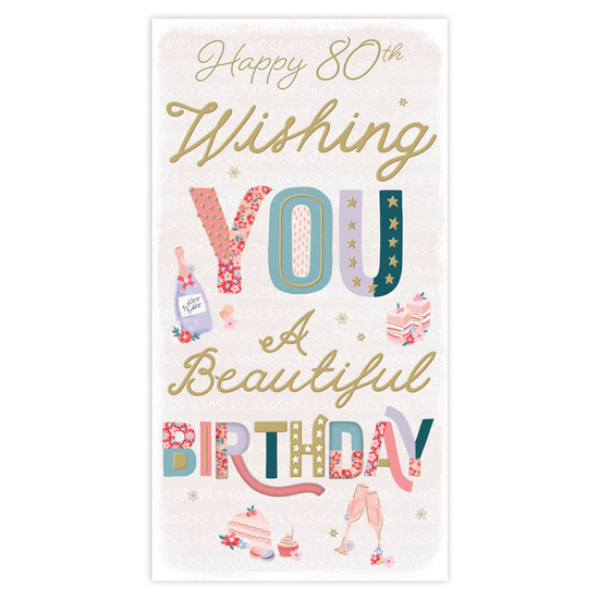 Prelude C55 Birthday Age 80 6pk