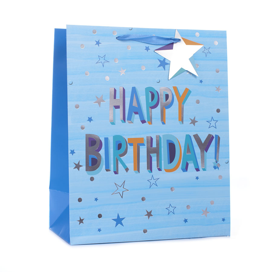 6pk Extra Large Portrait Gift Bags Text - Tiger Feet Ireland