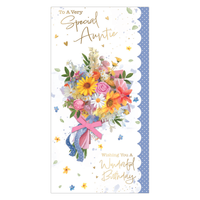 6pk Cards C55 Birthday Auntie - Tiger Feet Ireland