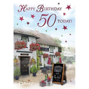 6pk Cards C75 Birthday Age 50 - Tiger Feet Ireland