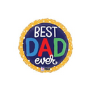 Best Dad Ever 18" Foil Balloon - Tiger Feet Ireland