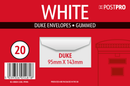 5pk Duke White Envelopes Pack Of 20 - Tiger Feet Ireland
