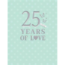 6pk Cards C50 Your Silver Anniversary - Tiger Feet Ireland