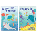 12pk Cards C50 Birthday Grandson - Tiger Feet Ireland
