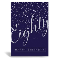 6pk Cards C50 Birthday Age 80 - Tiger Feet Ireland