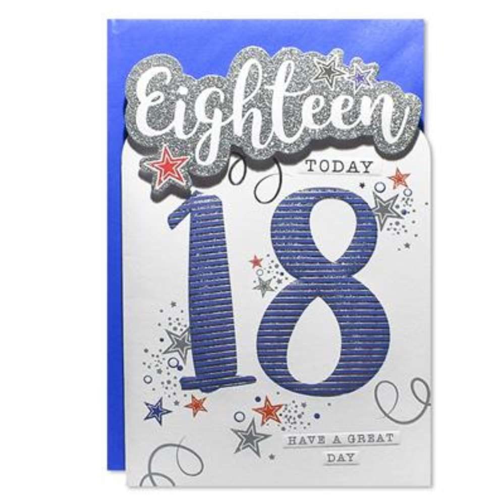 6pk Cards C75 Birthday Age 18 - Tiger Feet Ireland