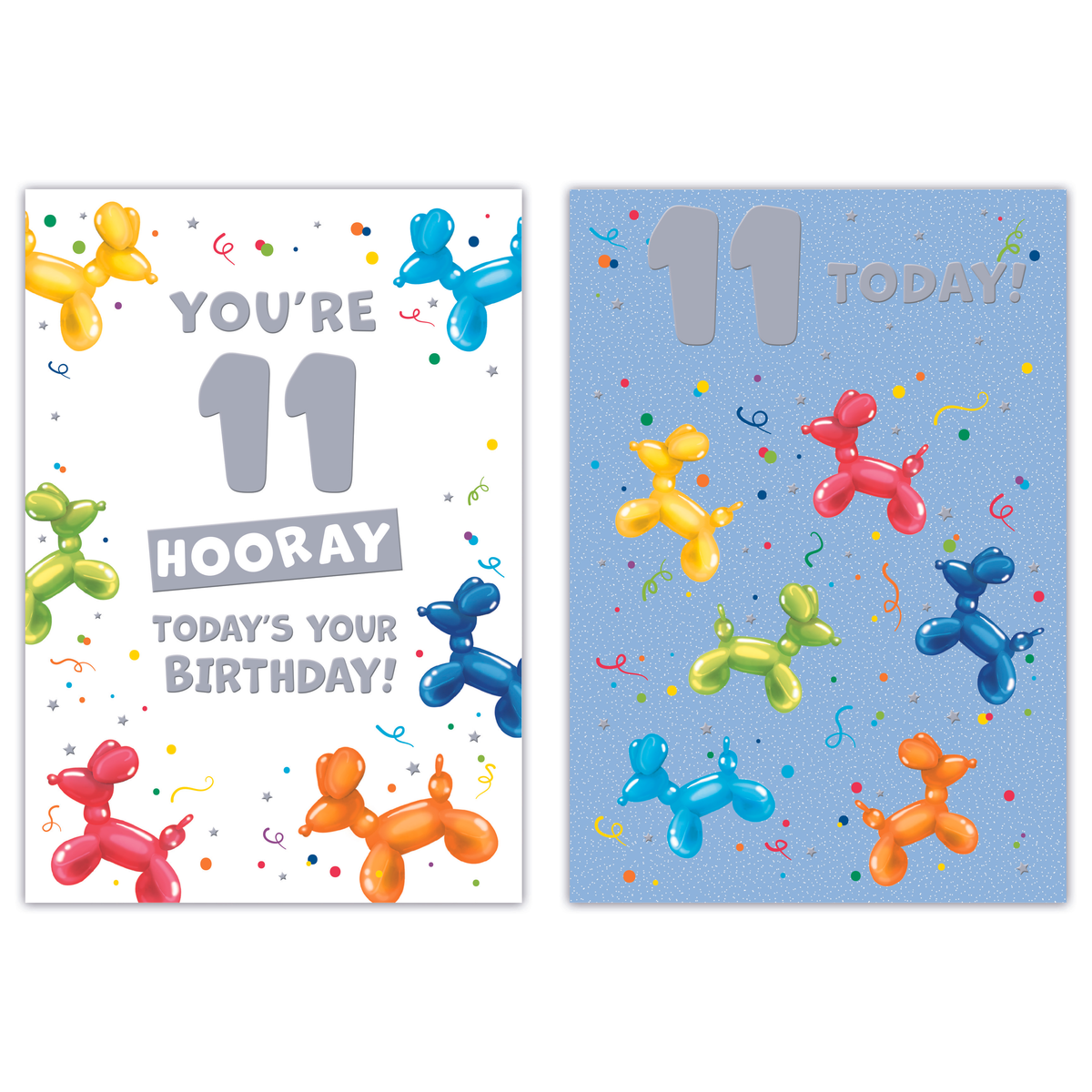 12pk Cards C50 Birthday Age 11 - Tiger Feet Ireland