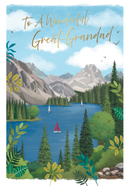 6pk Cards C50 Birthday Great-Grandad - Tiger Feet Ireland