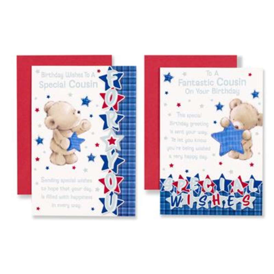 Poppyhill C50 Birthday Cousin 12pk