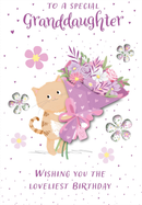 6pk Cards C50 Birthday Granddaughter - Tiger Feet Ireland