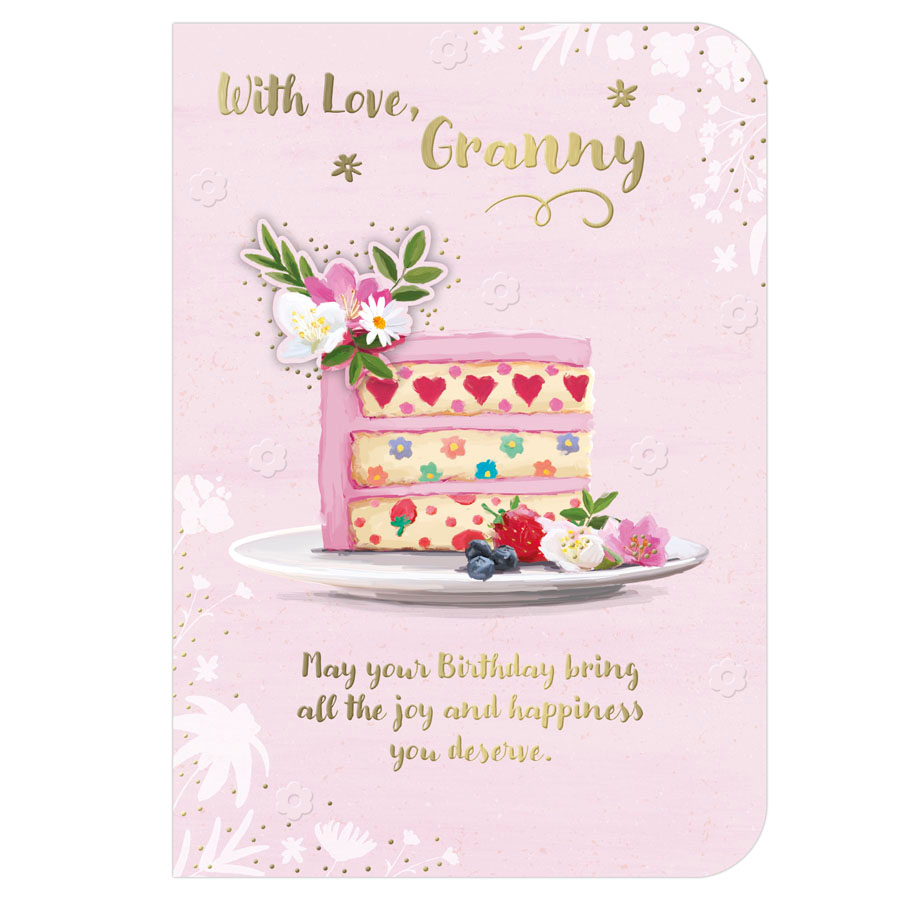 6pk Cards C50 Birthday Granny - Tiger Feet Ireland