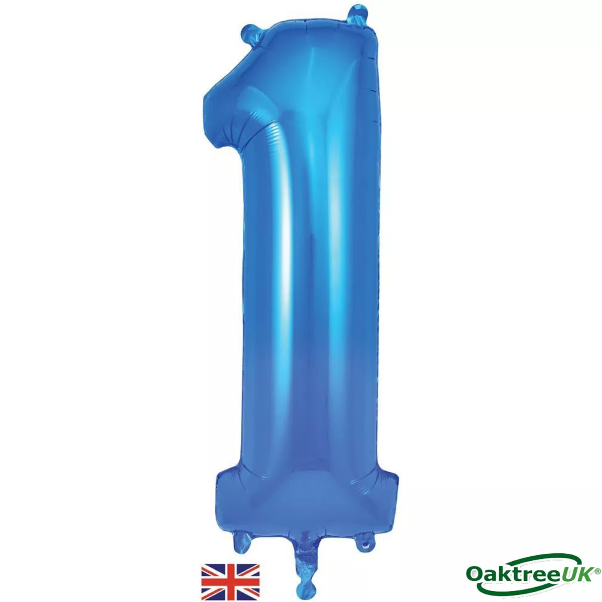 Foil Balloon 34" Big Number Blue - Tiger Feet Ireland