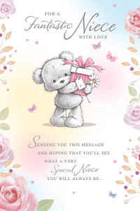 6pk Cards C75 Birthday Niece - Tiger Feet Ireland