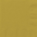 20ct 2ply Luncheon Napkins Gold 6.5" x 6.5" - Tiger Feet Ireland