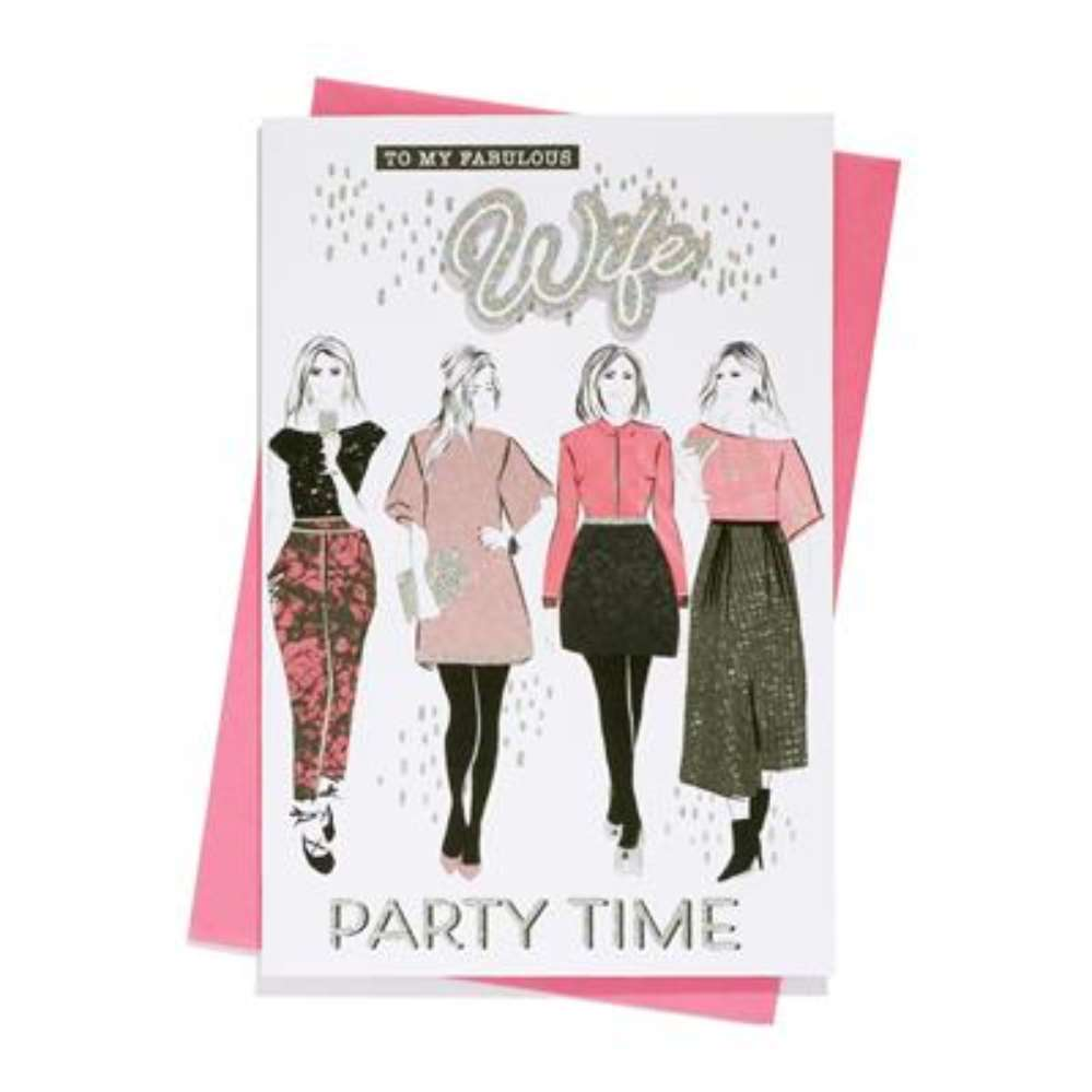 6pk Cards C75 Birthday Wife - Tiger Feet Ireland