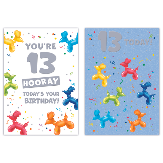 Poppyhill C50 Birthday Age 13 12pk
