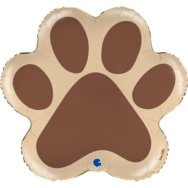 Foil Balloon 24" Supershape Dog Paw - Tiger Feet Ireland