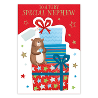 6pk Cards C90 Birthday Nephew - Tiger Feet Ireland