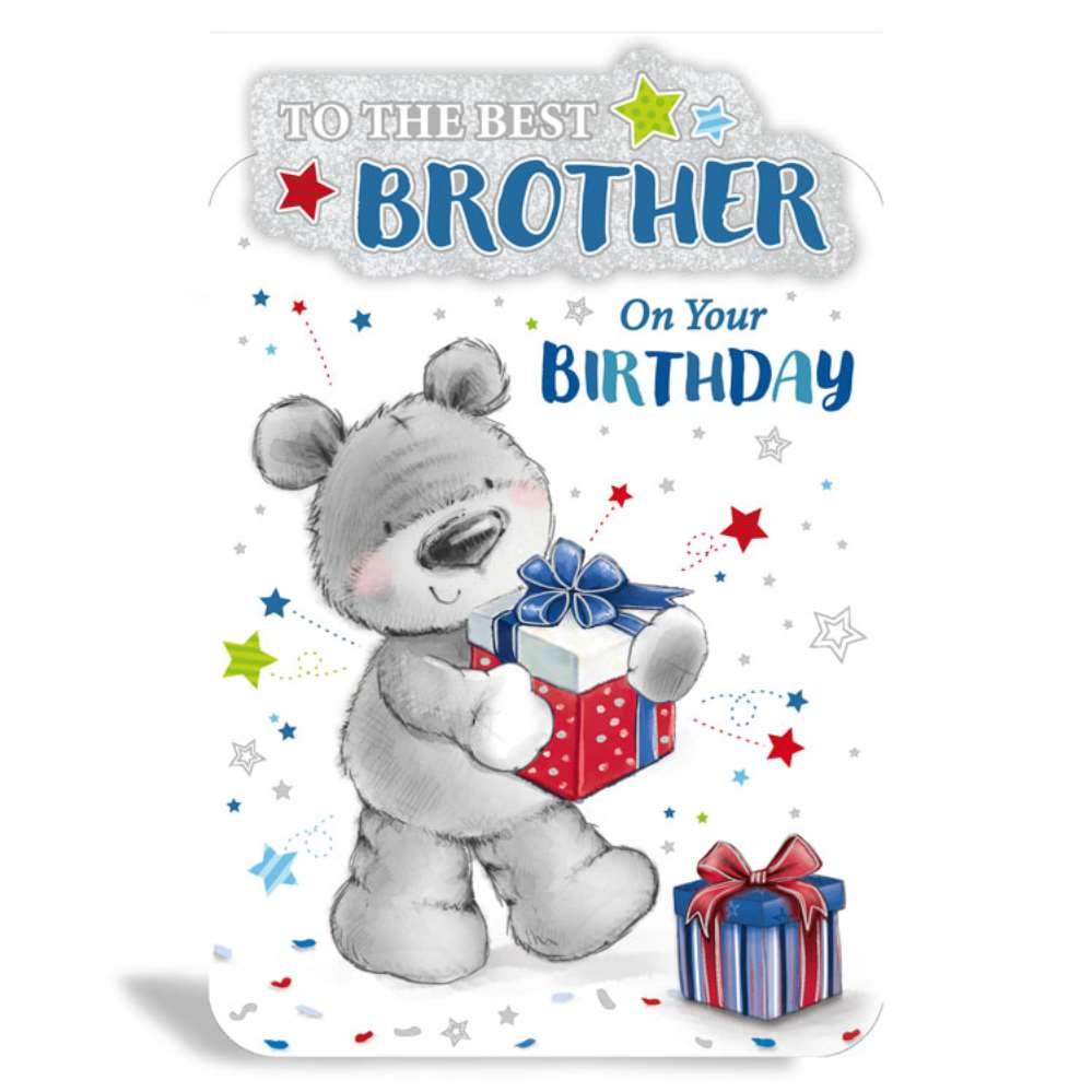 6pk Cards C75 Birthday Brother - Tiger Feet Ireland