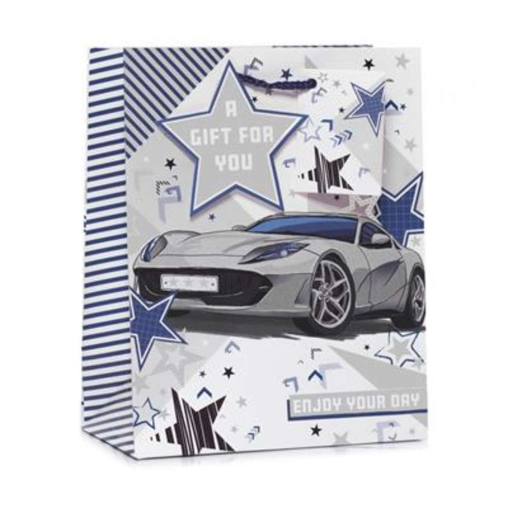 6pk Gift Bags Medium Portrait Car - Tiger Feet Ireland
