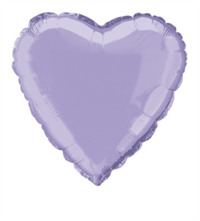 Foil Balloon 18" Heart Lavender - Tiger Feet Ireland