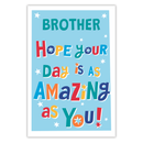 6pk Cards C75 Birthday Brother - Tiger Feet Ireland