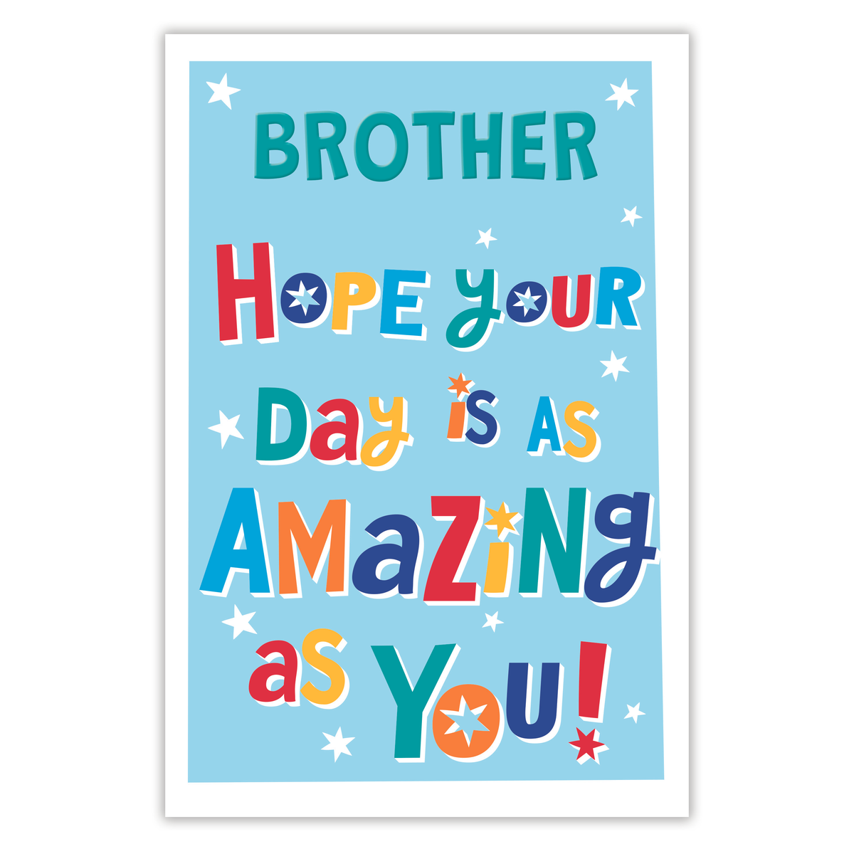 6pk Cards C75 Birthday Brother - Tiger Feet Ireland