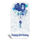6pk Cards C55 Birthday Age 40 - Tiger Feet Ireland