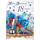 6pk Cards C75 Birthday Age 18 - Tiger Feet Ireland