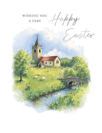 6pk Cards EA C50 Church Scene - Tiger Feet Ireland