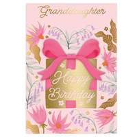 6pk Cards C50 Birthday Granddaughter - Tiger Feet Ireland