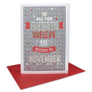 6pk Cards C50 Birthday November - Tiger Feet Ireland
